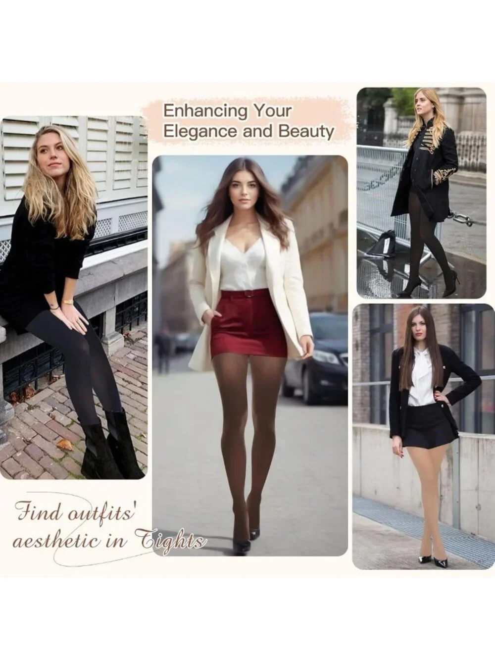 Opaque Control Top Tights - 2-6 Pairs Comfort Stretch 70 Denier Pantyhose